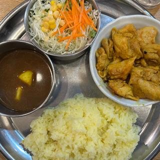ランチ(ケララチキン)(ガン爺)