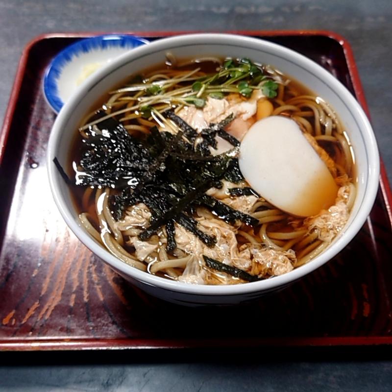 月見そば(日本橋長寿庵)