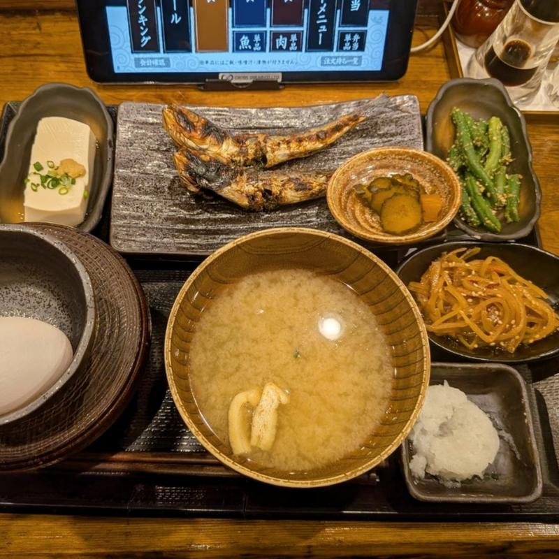 朝いわし定食(しんぱち食堂 蒲田店)