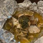 真鱈とキノコとアサリのホイル焼き