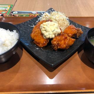 鶏南蛮定食(鶏三和 パサール守谷SA上り店 （トリサンワ）)