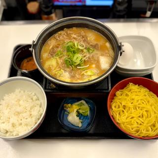 牛肉玉ラーメン鍋膳
