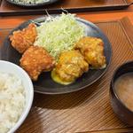 ハニーマスタード合盛り定食【4個】
