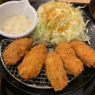 Xクーポンカキフライ5個定食(松のや 上板橋店 )