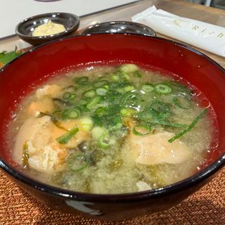 あおさの味噌汁(［朝食］食堂 松明 Matsuakari)