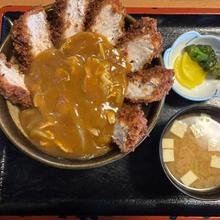 カツカレー丼(そば処 松良)