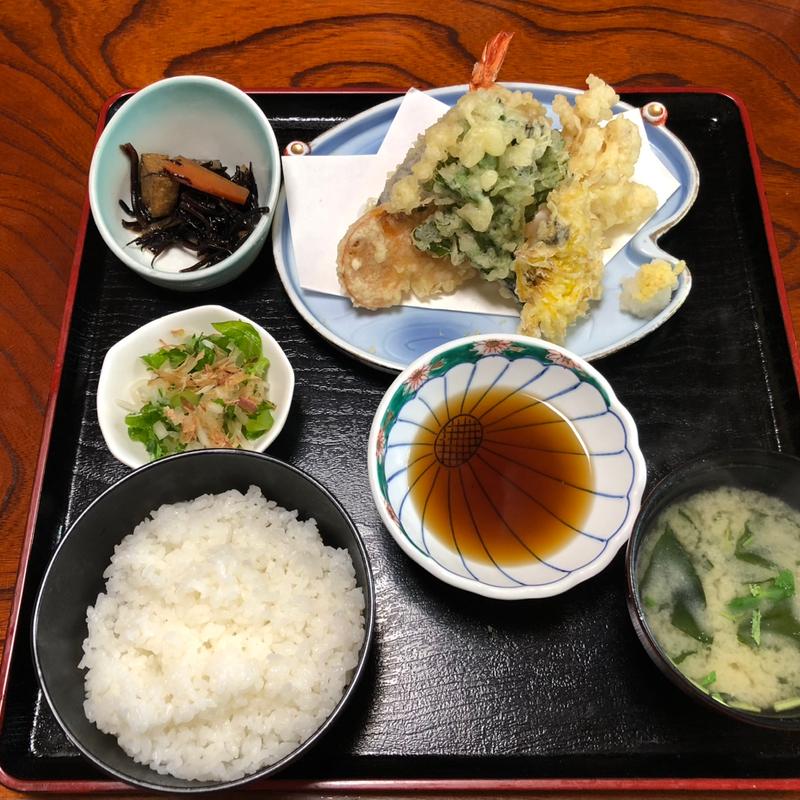 天麩羅定食(日本料理 琥珀 （こはく）)