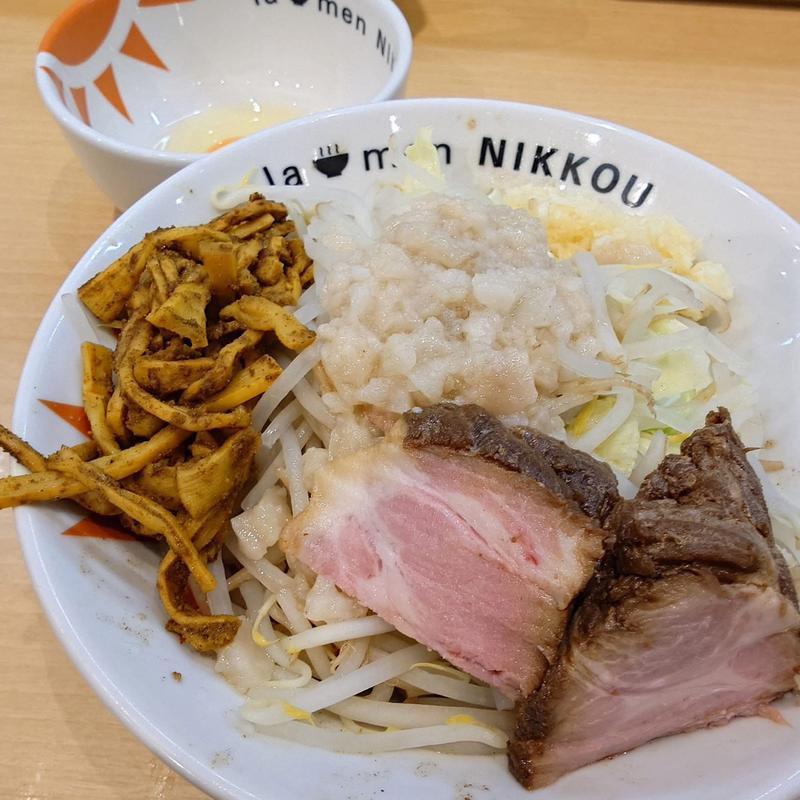 お塩浩太郎 カレーメンマ 生玉子(ラーメン にっこう)