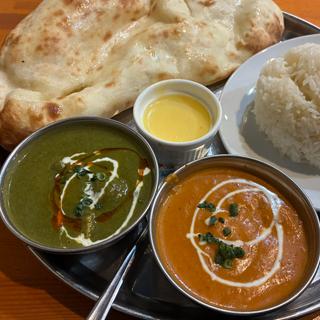 レディースセット(サグパニール+海老バターマサラ)(2020インディアンキッチン)