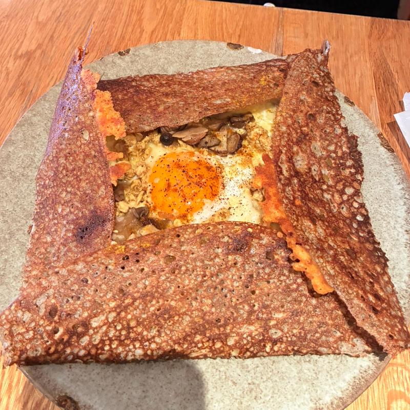 チキンとキノコのガレット(プレイン)