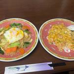 五目ビーフン 海老と卵の飯