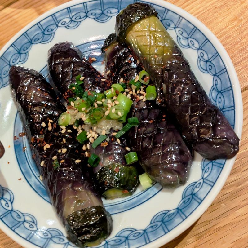 茄子の揚げ浸し(さかなや キンボシ)