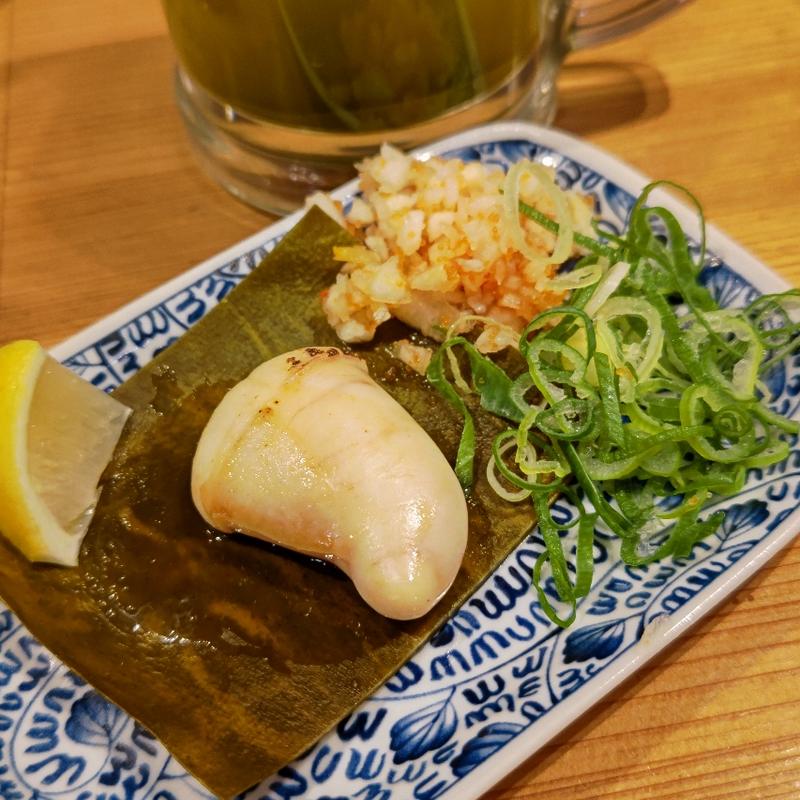 ふぐ白子の醤油炙り(鮨・酒・肴 杉玉 大船)