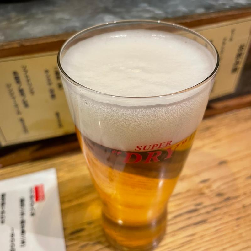 アサヒスーパードライ(炭火焼き鰻 うなキング 名古屋)