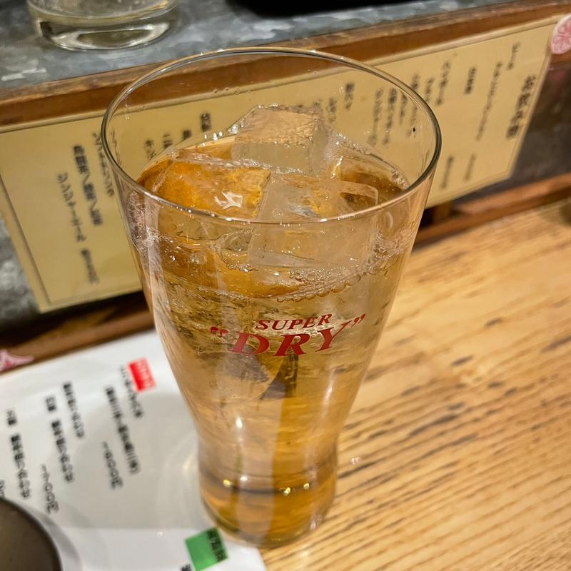 ジンジャーハイボール(炭火焼き鰻 うなキング 名古屋)