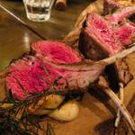 仔羊の香草パン粉焼き