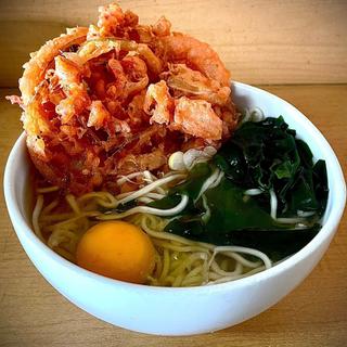 紅生姜天そば 玉子