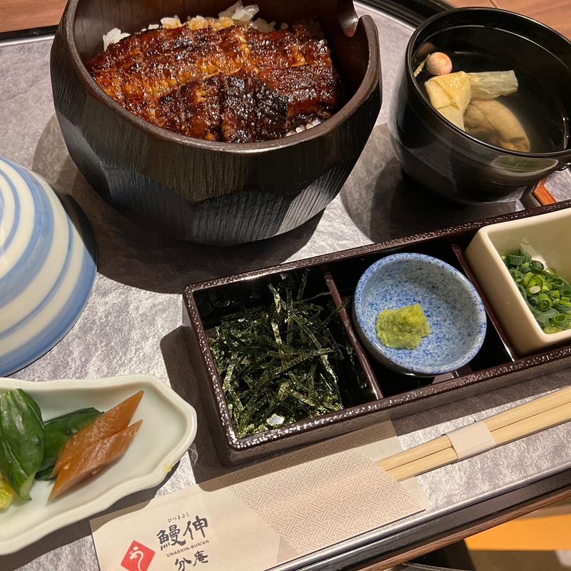 ひつまぶし(肝吸いに変更(鰻伸 分庵)