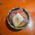 お通し　刺身酢味噌(居酒屋 又吉商店)