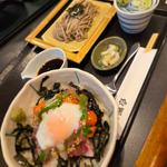 海鮮丼ともりそばセット