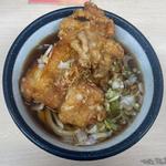 鶏天太麺そば