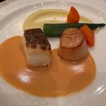 しまうら真鯛と帆立貝柱のソテー