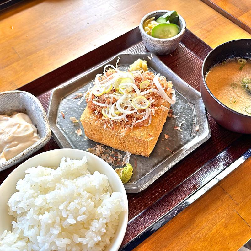 生揚げ定食(豆腐厨房日高店)