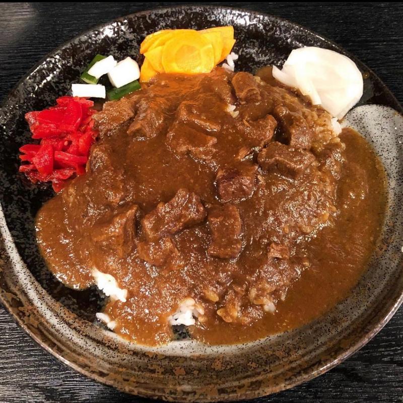 キーマ&特製ラム(和レー屋 南船場ゴヤクラ)