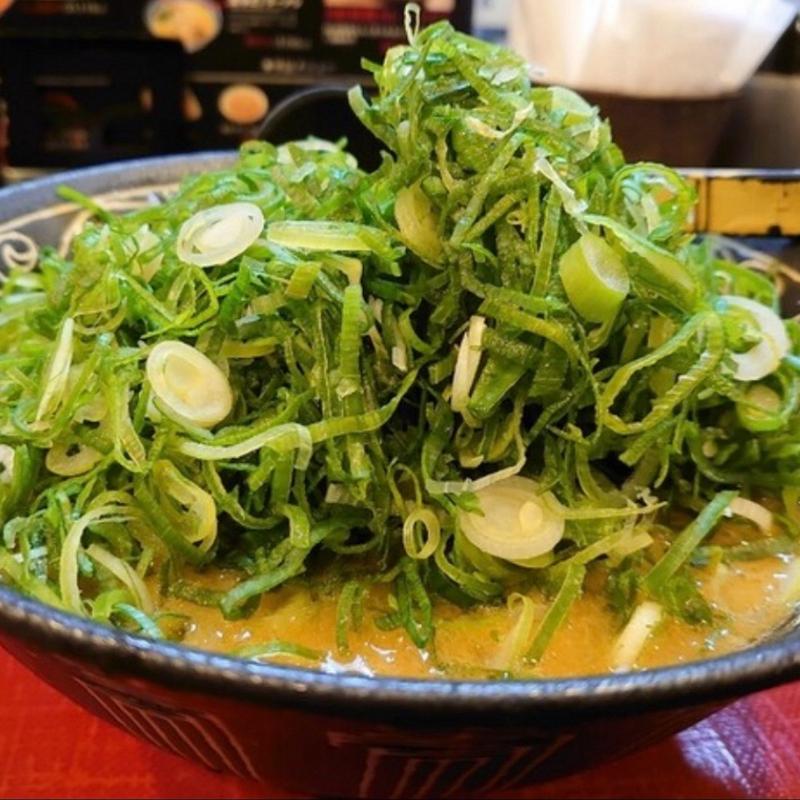 百ネギ味噌ラーメン(ニンニクラーメン天洋 大正橋店)