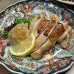 鶏モモのタタキ～おろしポン酢～(炭火焼鳥ハチイチ)