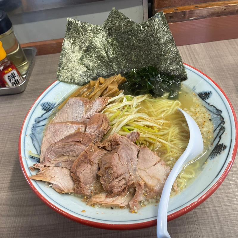 塩ネギメンマチャーシュー(ラーメンショップ 122号騎西店)