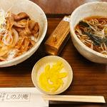 日替わり(松阪豚丼とミニ蕎麦)