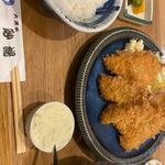 キス天ぷら定食　4尾　にかけうどん