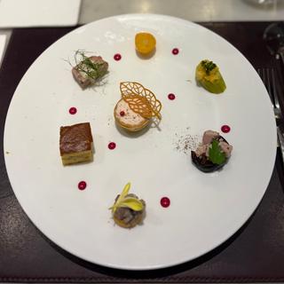 アミューズの盛り合わせ