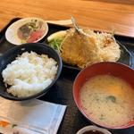 アジフライ(地魚や 与一)
