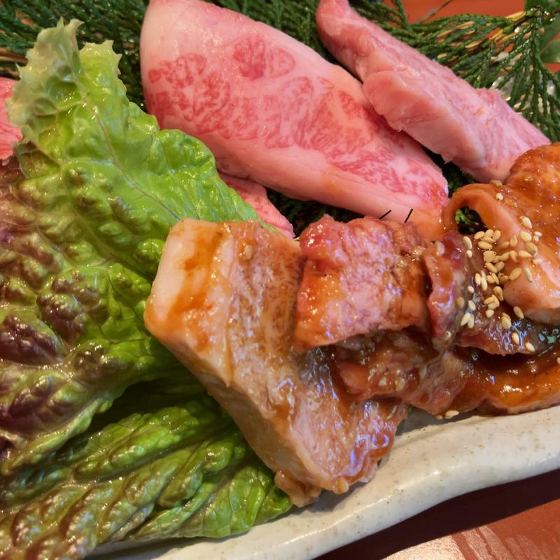 カルビ定食(地鶏の里 永楽荘 )