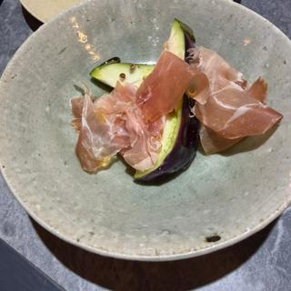泉州ナス、生ハム、コリアンダー(Lambda)