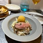 鴨とキノコのリゾット