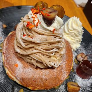 モンブランパンケーキ