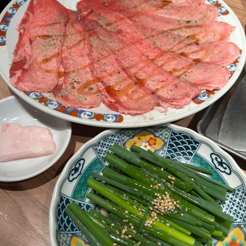 日本橋のネギ塩タン(万両 日本橋店)