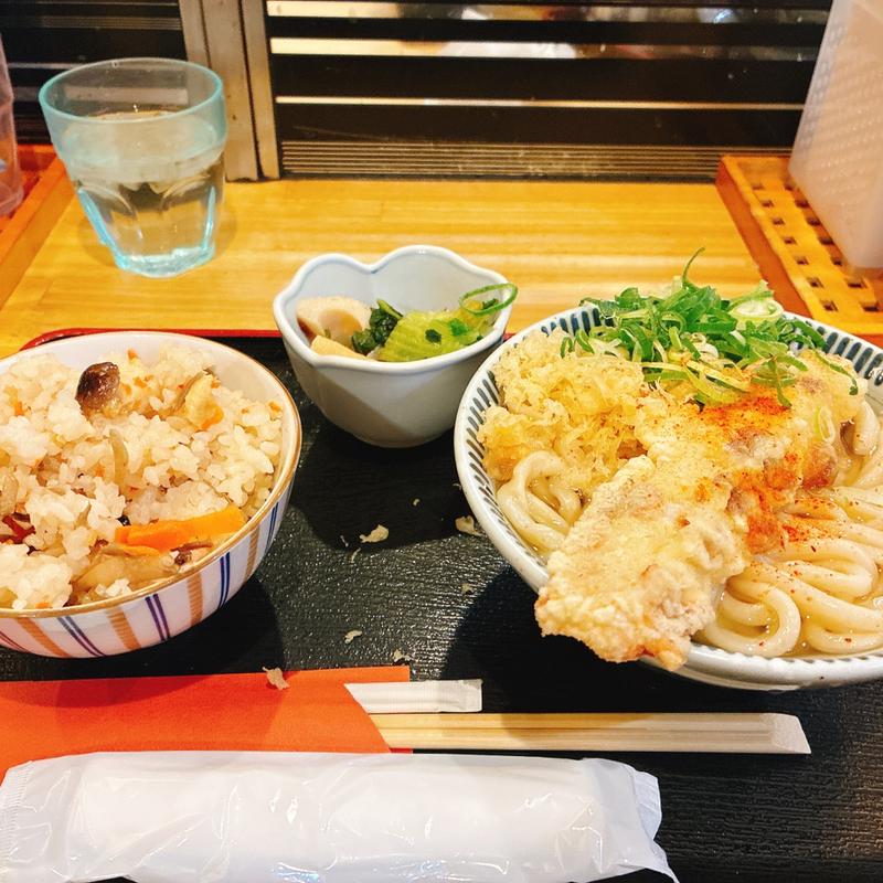 サービス定食(うどん 讃く)