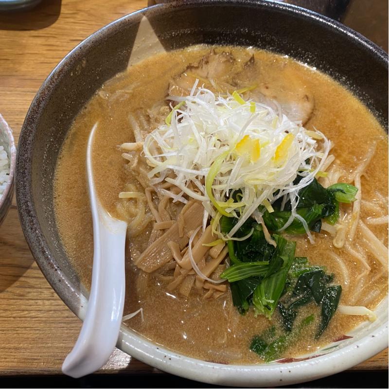 俺流味噌ラーメンランチセット(選択餃子ライス)(俺流塩ラーメン 中目黒駅前店)