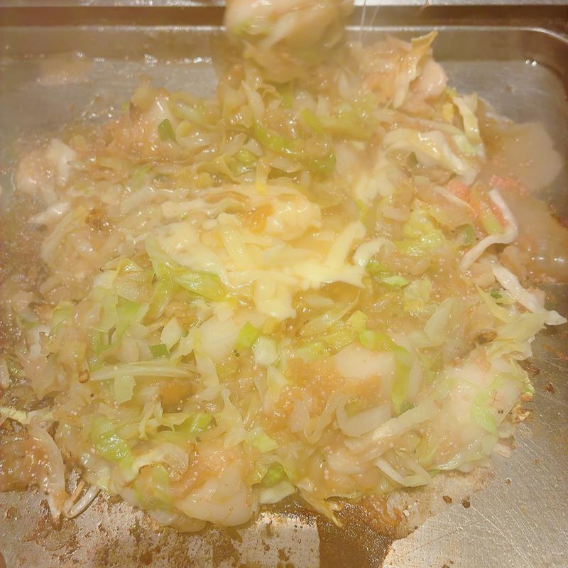 辛子明太子モチチーズもんじゃ焼き(お好み焼・鉄板焼 徳川八木店)