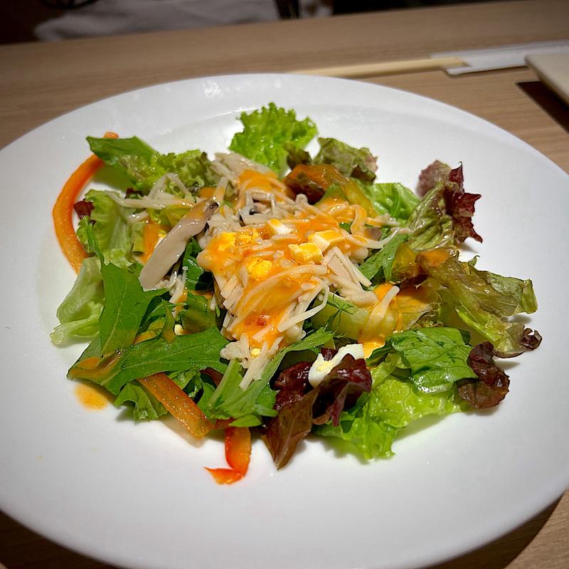 彩り野菜と木の子のサラダ(全席個室ウメ子の家 仙台駅前店)