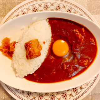 ランチ ポークカレー(20倍+生玉子)