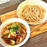 肉茄子汁うどん