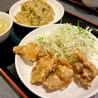 唐揚げ定食(4個)(天満上海食宴)