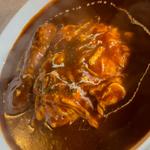 ハンバーグオムライス　デミグラスソース