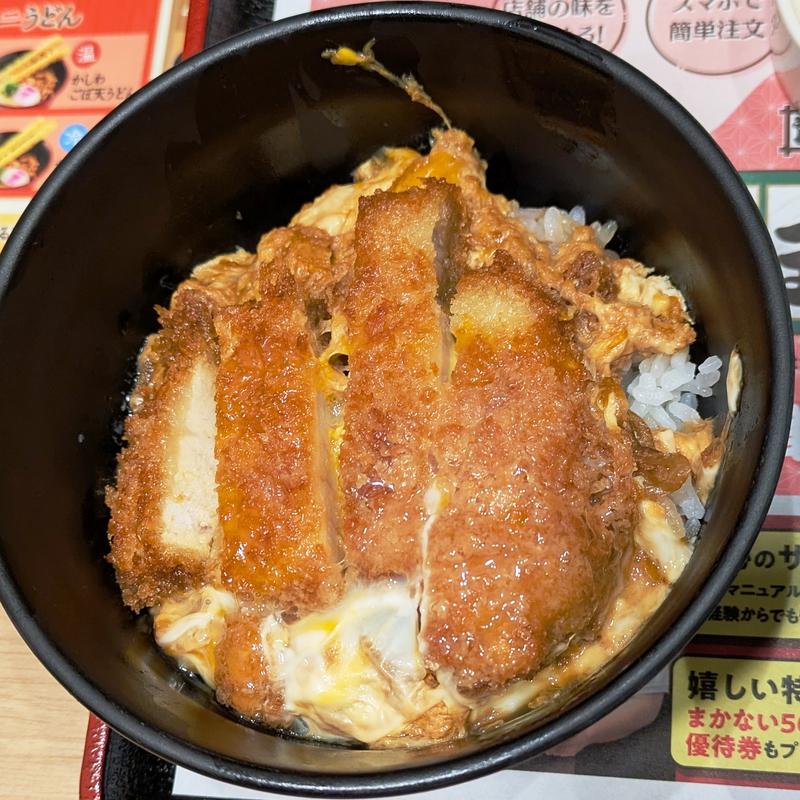 ミニカツとじ丼(資さんうどん 尻手店)