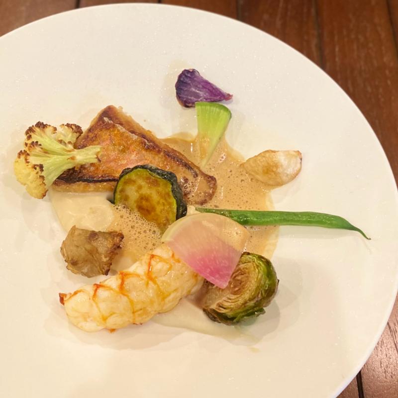 オマール海老と金目のアメリケーヌソース(Cultiver)